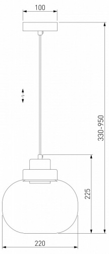 Подвесной светильник Eurosvet Jeffry 50241/1 LED дымчатый фото 2