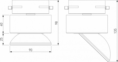 Светильник на штанге Elektrostandard Smooth a062875 фото 2