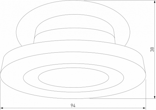 Встраиваемый светильник Elektrostandard Surf a063674 фото 3