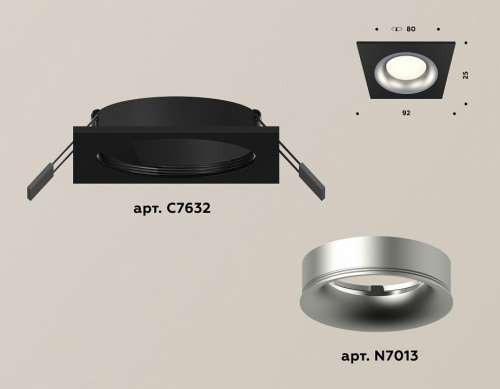 Встраиваемый светильник Ambrella Light XC XC7632004 фото 2