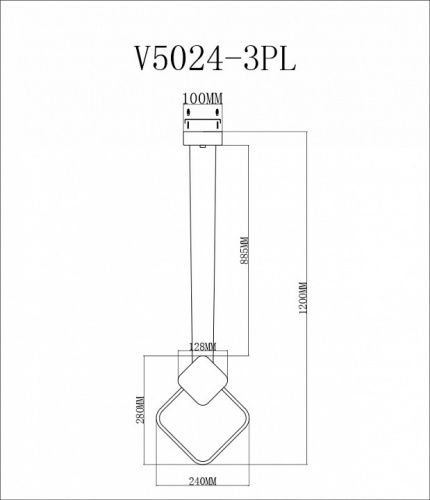 Подвесной светильник Moderli Store V5024-3PL фото 3