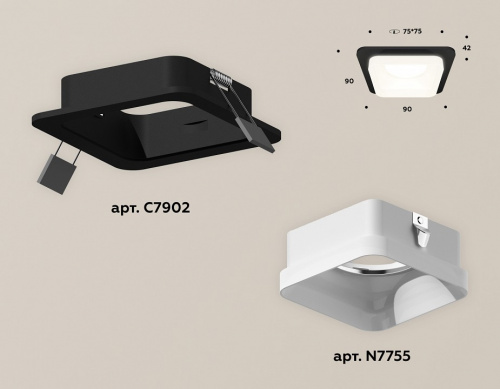 Встраиваемый светильник Ambrella Light XC XC7902013 фото 2