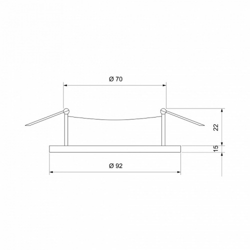 Встраиваемый светильник Elektrostandard Solar a053344 фото 2