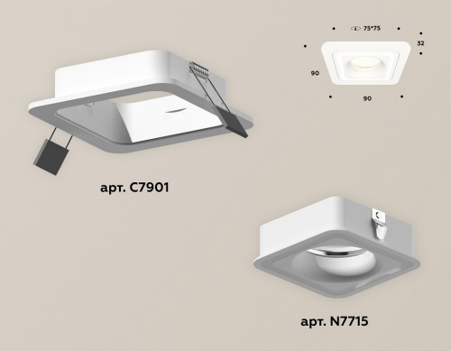 Встраиваемый светильник Ambrella Light XC XC7901011 фото 2