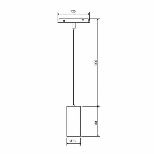 Подвесной светильник Elektrostandard Slim Magnetic a063533 фото 3