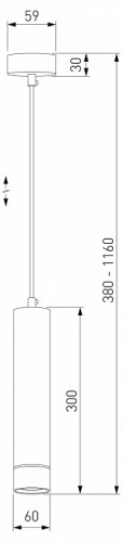 Подвесной светильник Eurosvet DLN106/DLN107 DLN107 GU10 черный/золото фото 3
