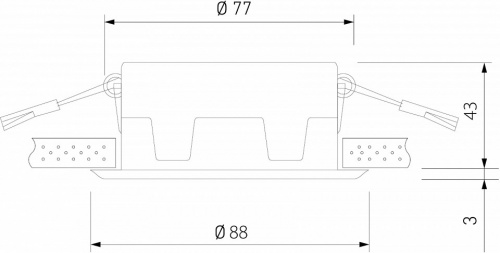 Встраиваемый светильник Elektrostandard Basic a062940 фото 2