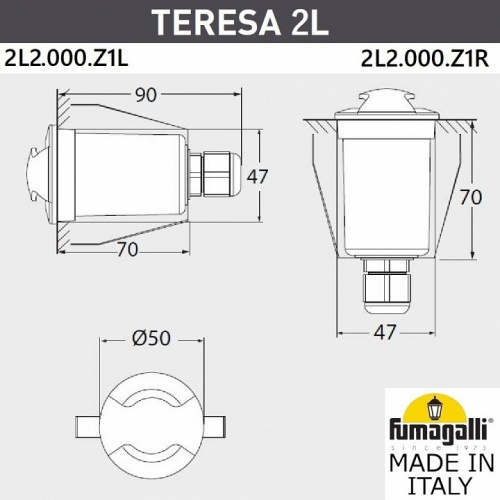 Встраиваемый светильник Fumagalli Teresa 2L2.000.000.AXZ1L фото 3