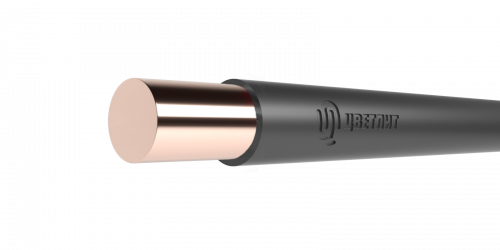 Провод силовой ПуВ 1х4 Черный ТРТС