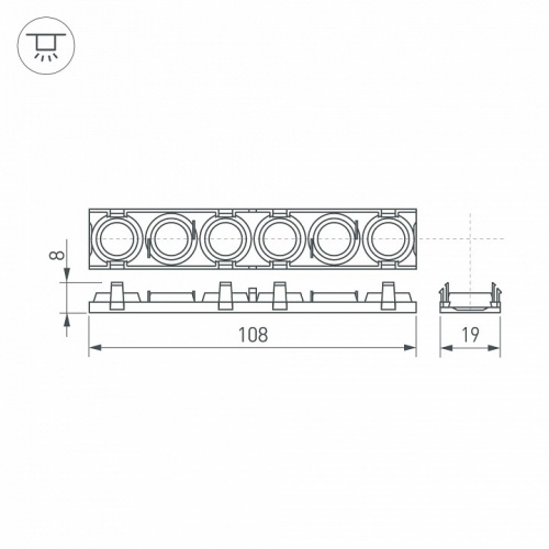 Рассеиватель Arlight SL-LINE 041793 фото 6