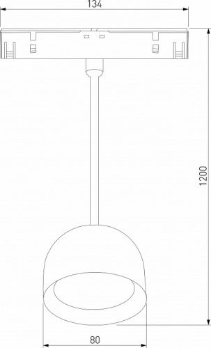 Подвесной светильник Elektrostandard Slim Magnetic a065480 фото 3