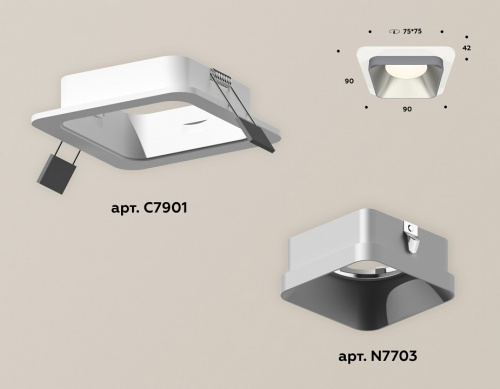 Встраиваемый светильник Ambrella Light XC XC7901003 фото 2