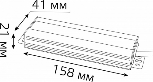 Блок питания с проводом Gauss  202022075 фото 3