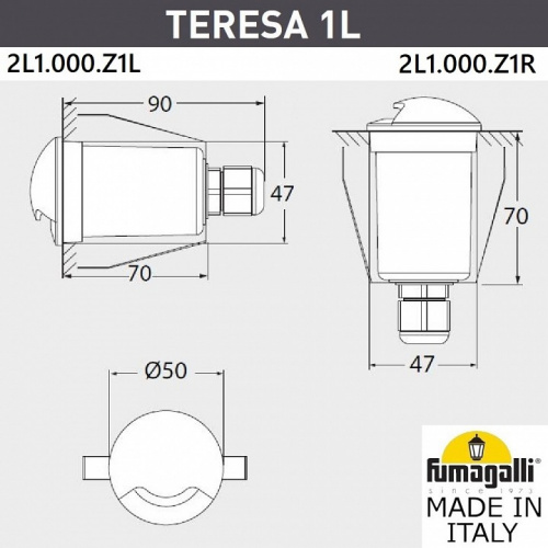 Встраиваемый светильник Fumagalli Teresa 2L1.000.000.LXZ1L фото 3