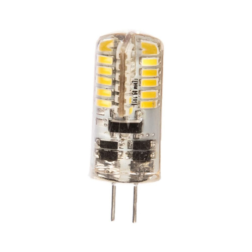 Лампа светодиодная LED 3вт 12в G4 теплый капсульная фото 2