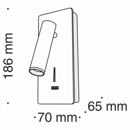 Бра Maytoni Mirax C041WL-L3B3K фото 3