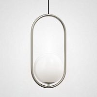 Подвесной светильник Imperiumloft Matthew Mccormick Hoop Silver Mila Pendant HOOP-B01