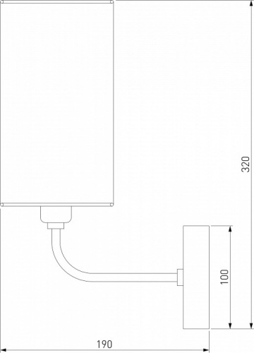 Бра Eurosvet Purezza 60128/1 хром фото 3