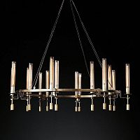 Подвесная люстра Imperiumloft Rh Fontanelle Round Chandelier 16 40.1552