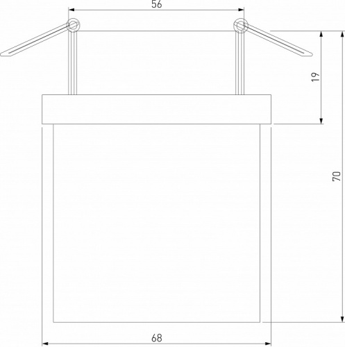 Встраиваемый светильник Elektrostandard Moll a064245 фото 3