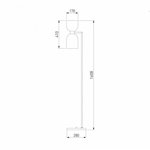 Торшер Eurosvet Tandem 01085/2 фото 2