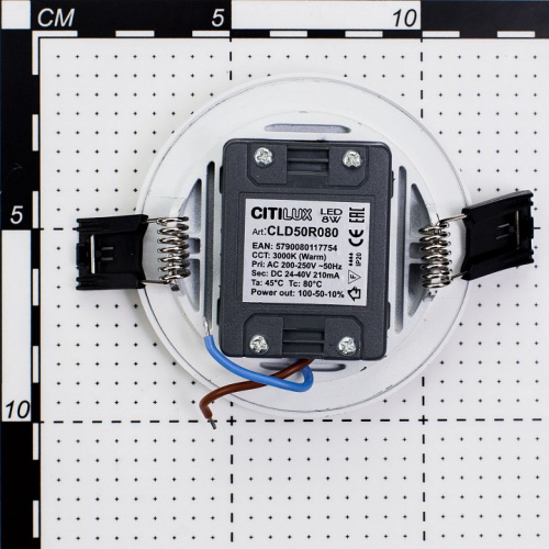 Встраиваемый светильник Citilux Омега CLD50R080 фото 4