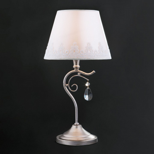 Настольная лампа декоративная Eurosvet Incanto 01022/1 серебро фото 4