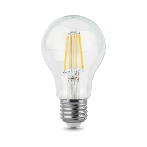 Лампа светодиодная филаментная LED 10 Вт 930 лм 2700К AC185-265В E27 А60 (груша) теплая  Black Filament Gauss