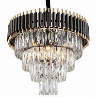 Подвесная люстра Imperiumloft Empire Black Chandelier Crystal 40.2861