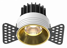 Встраиваемый светильник Maytoni Round DL058-7W3K-TRS-BS